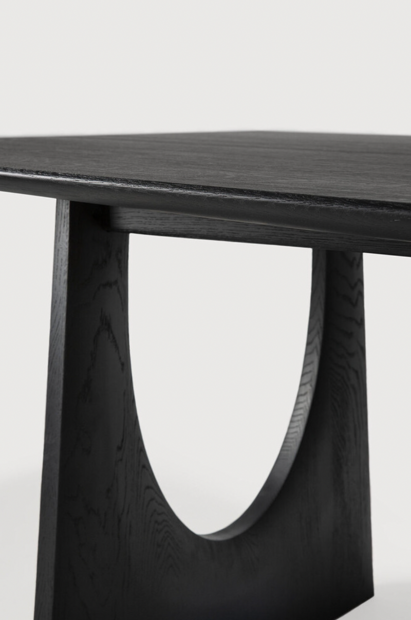 Geometric Dining Table - Black