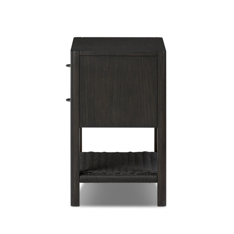 Zuma Nightstand - Smoked Black Ash Veneer