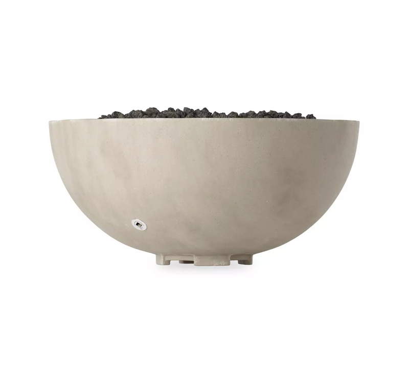 Bronson Outdoor Fire Table - Natural Concrete