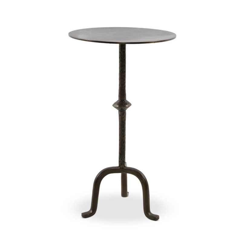 Jocelyn End Table - Dark Brass