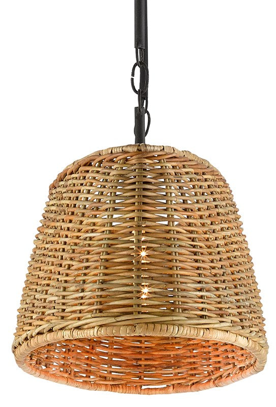 Basket Natural Oval Chandelier