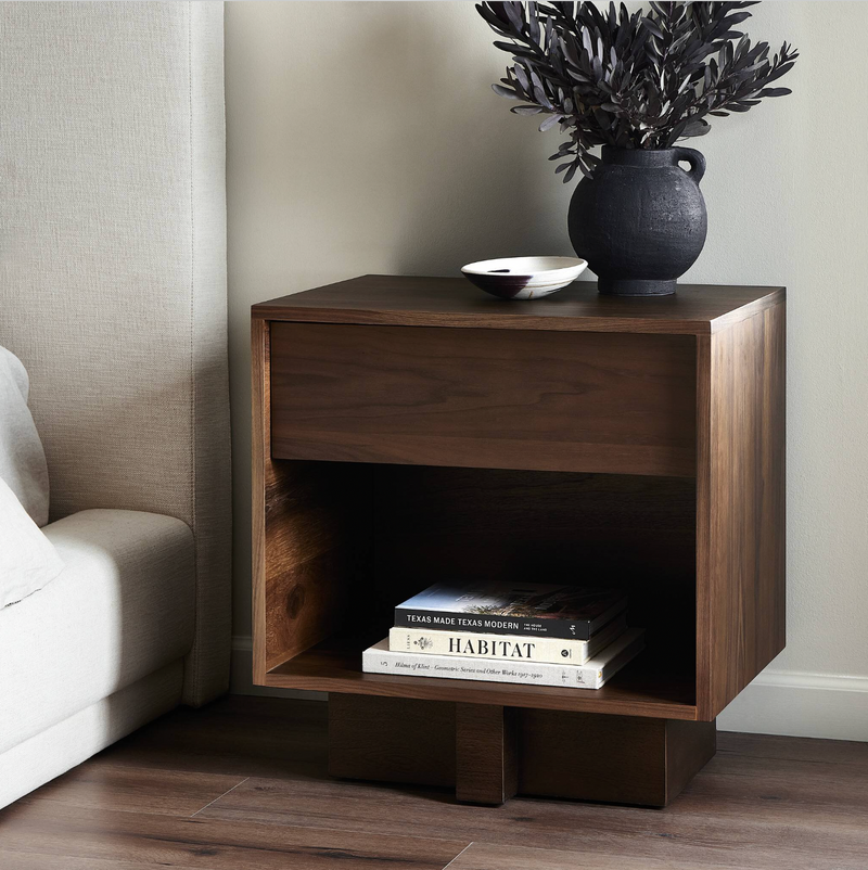 Bodie Nightstand Dark Walnut Arcadia Modern Home