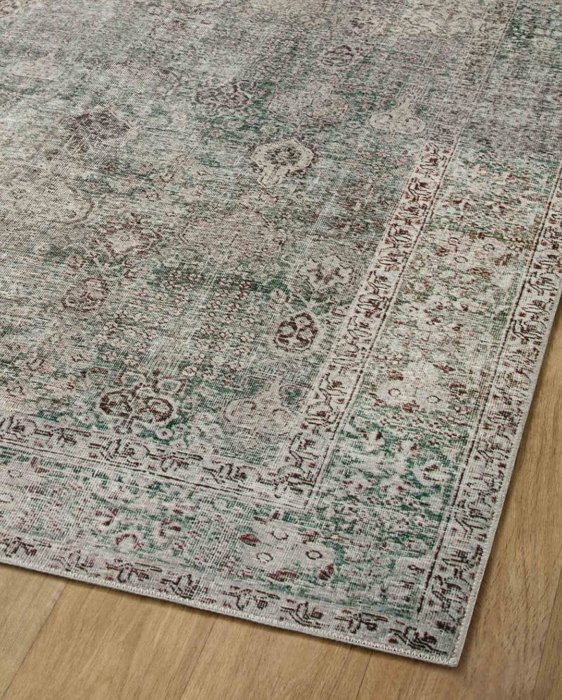 Jules Emerald and Antique Area Rug