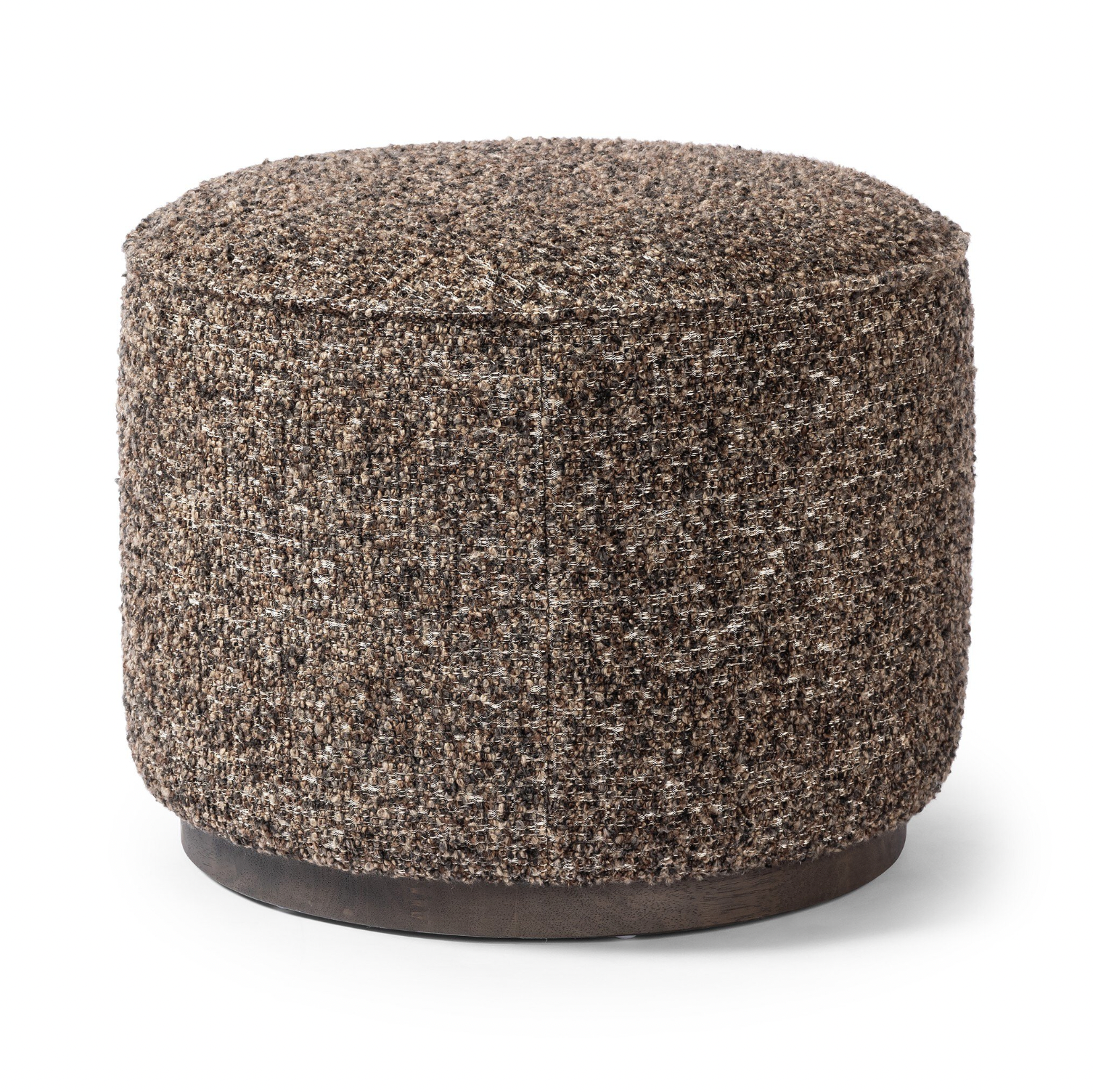 Sinclair Round Ottoman - Ivan Granite – Arcadia Modern Home