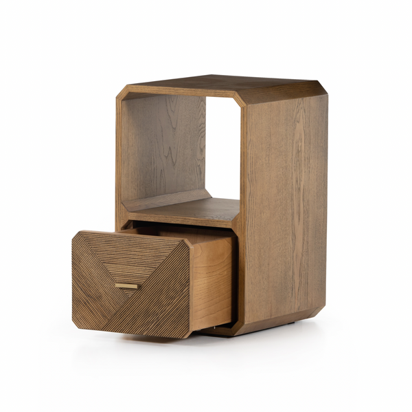 Caspian End Table - Natural Ash