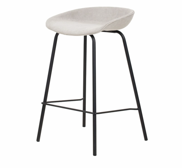 Tucker Fabric Counter Stool - Oyster