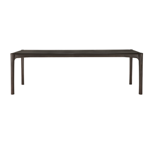 PI Dining Table - Teak Dark Brown