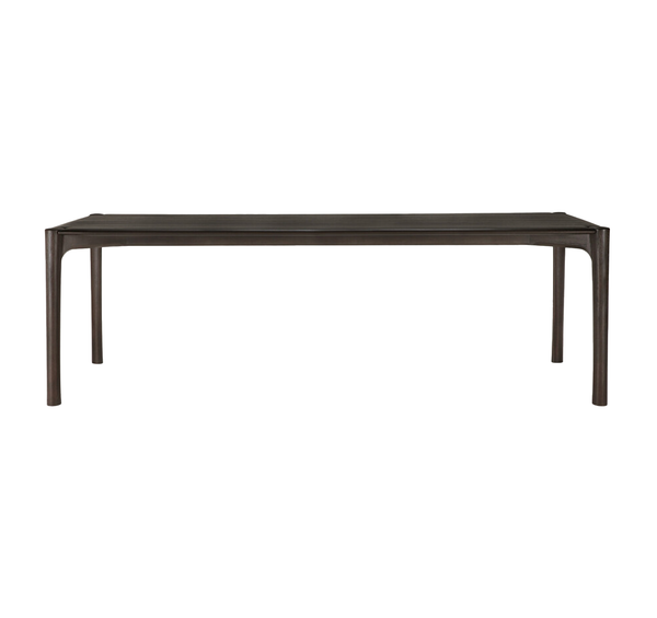 PI Dining Table - Teak Dark Brown