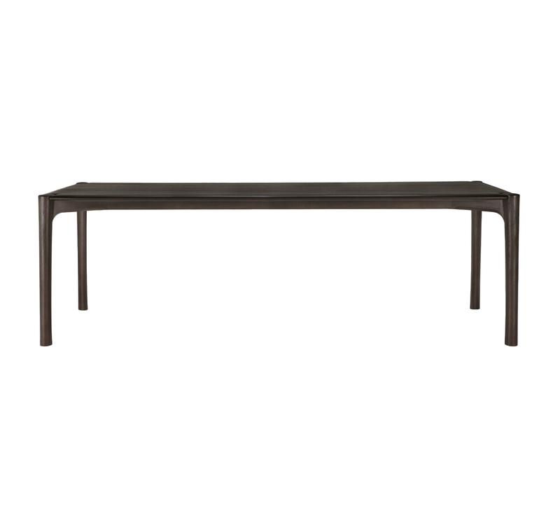 PI Dining Table - Teak Dark Brown