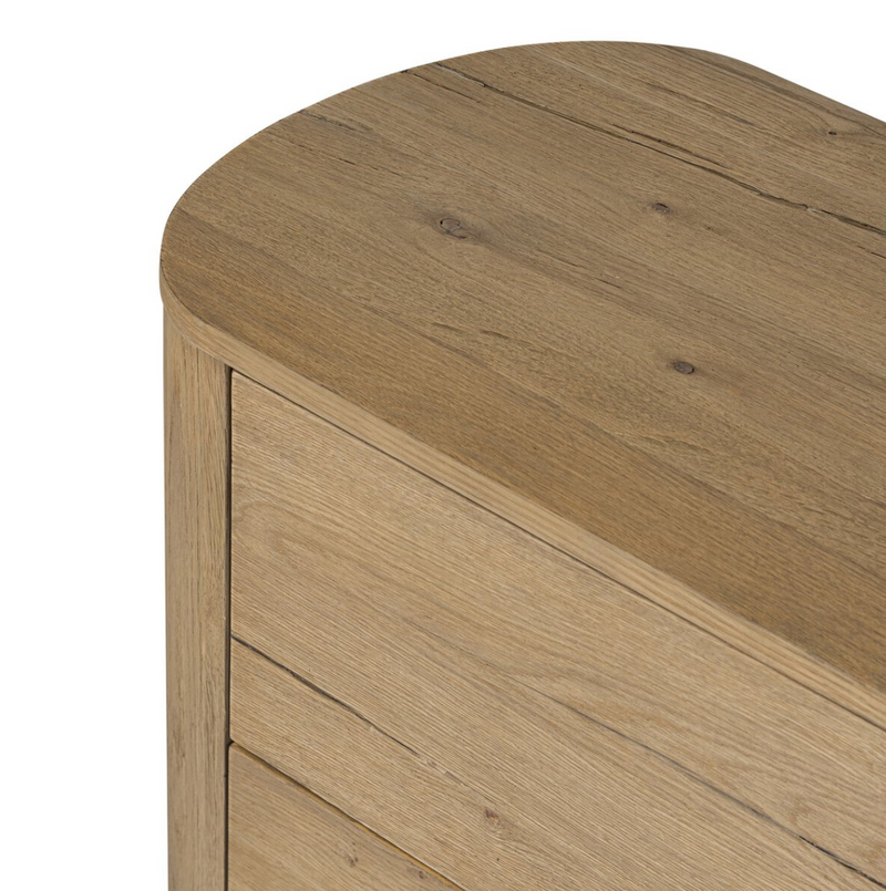 Paden Nightstand - Worn Oak Veneer