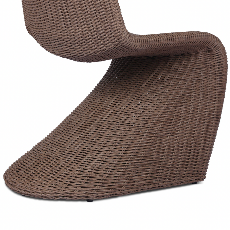 Portia Outdoor Dining Chair - Tanned Weave