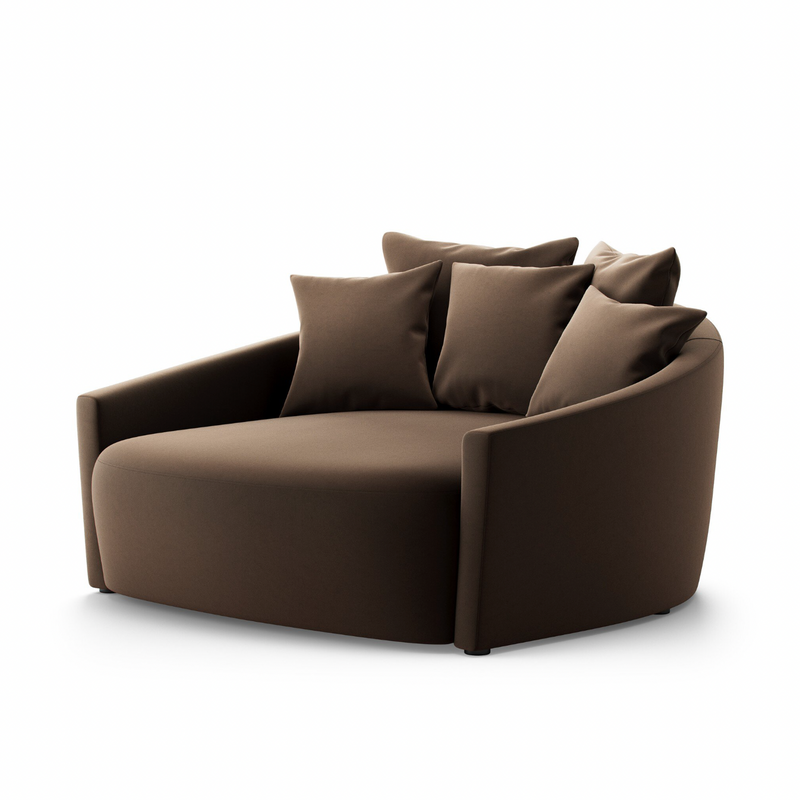 Chloe Media Lounger - Henry Coffee