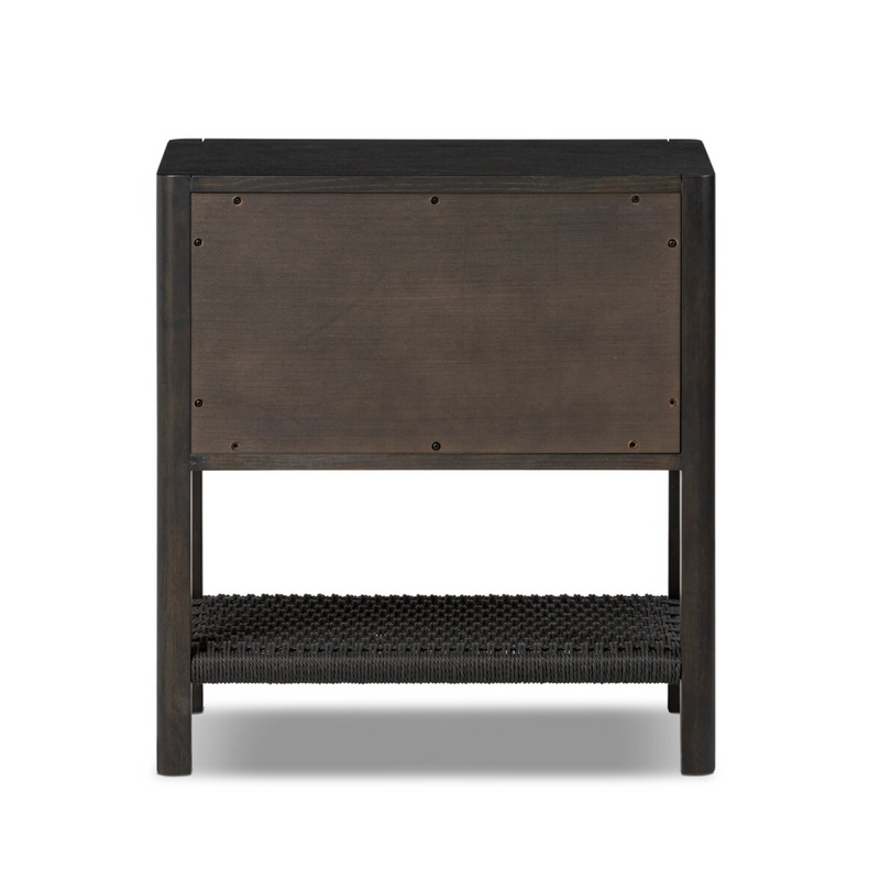 Zuma Nightstand - Smoked Black Ash Veneer