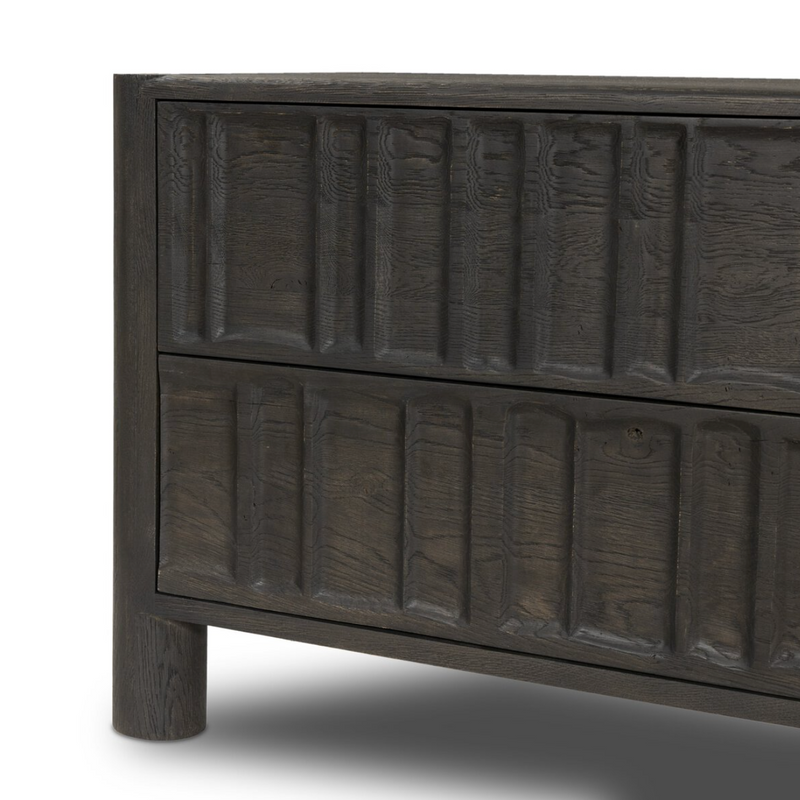 Ezri Nightstand - Black Oak