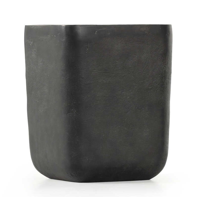 Basil Outdoor Square Drink Table - Aged Grey