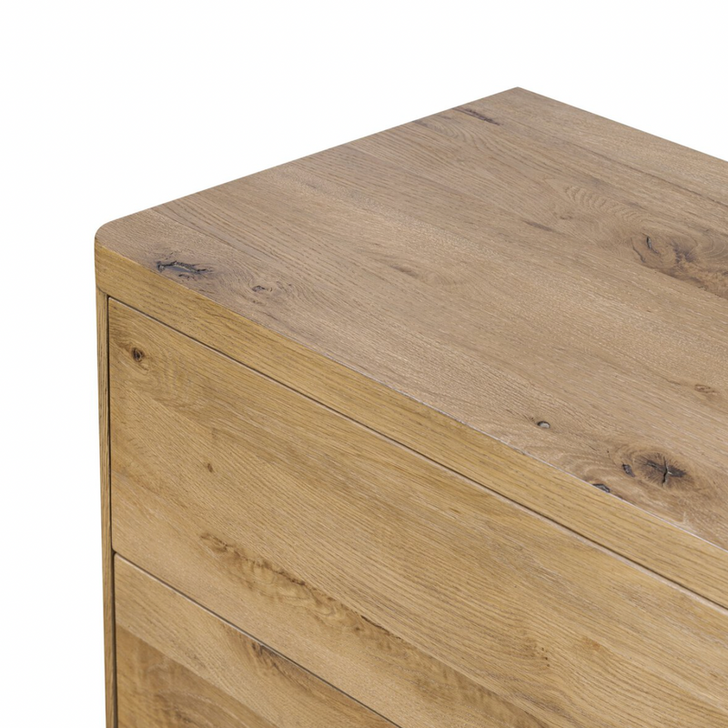 Noeline Nightstand - Worn Oak Veneer