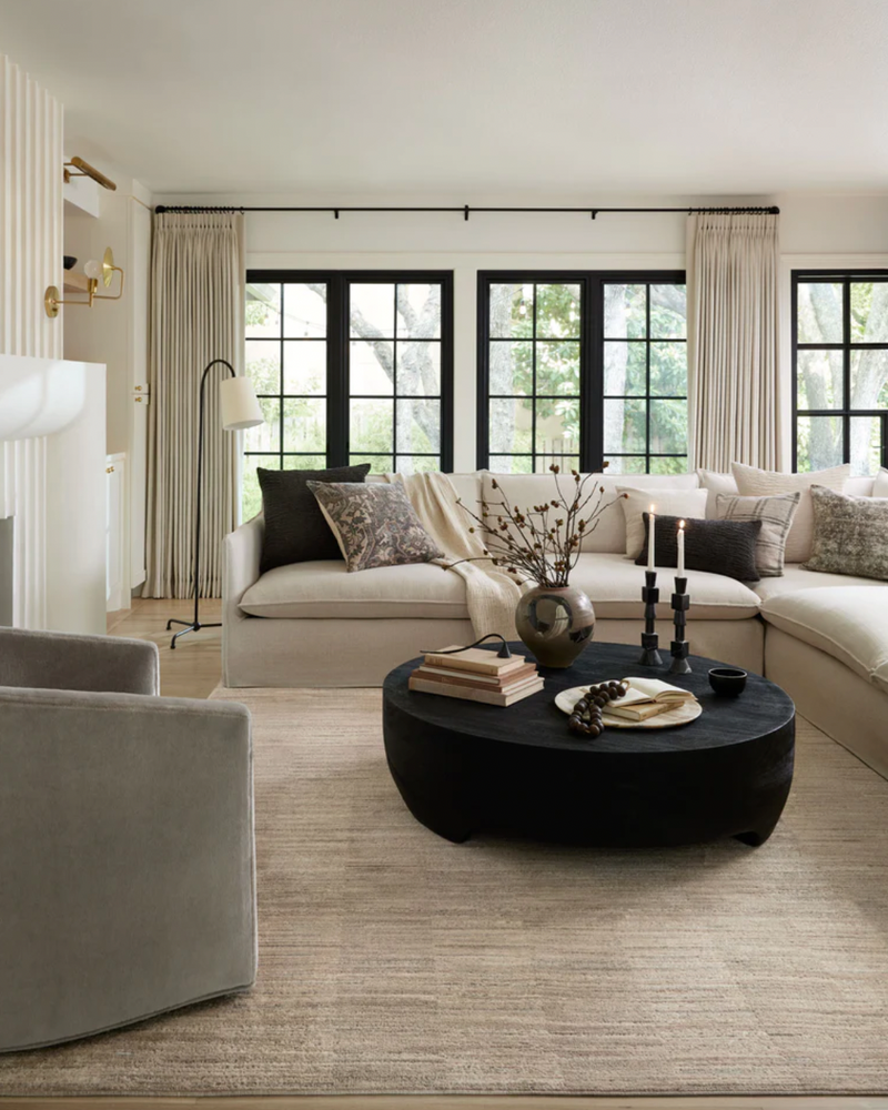 Arden Natural and Pebble Area Rug