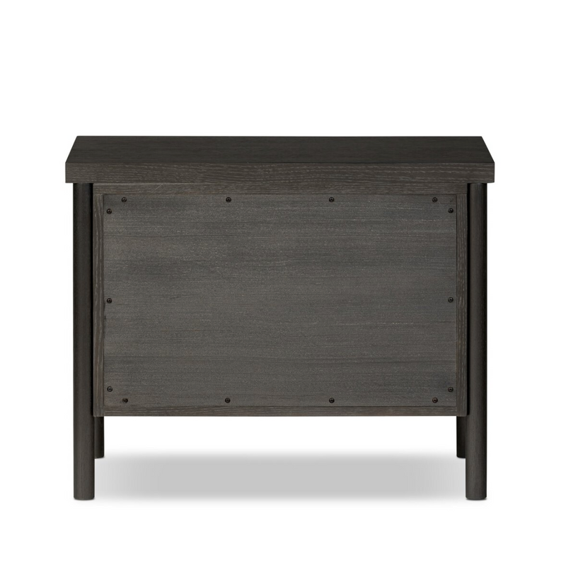 Roark Nightstand - Ebony Oak Veneer