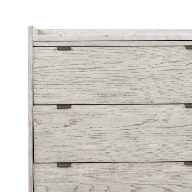 Viggo 6 Drawer Dresser - Vintage White Oak