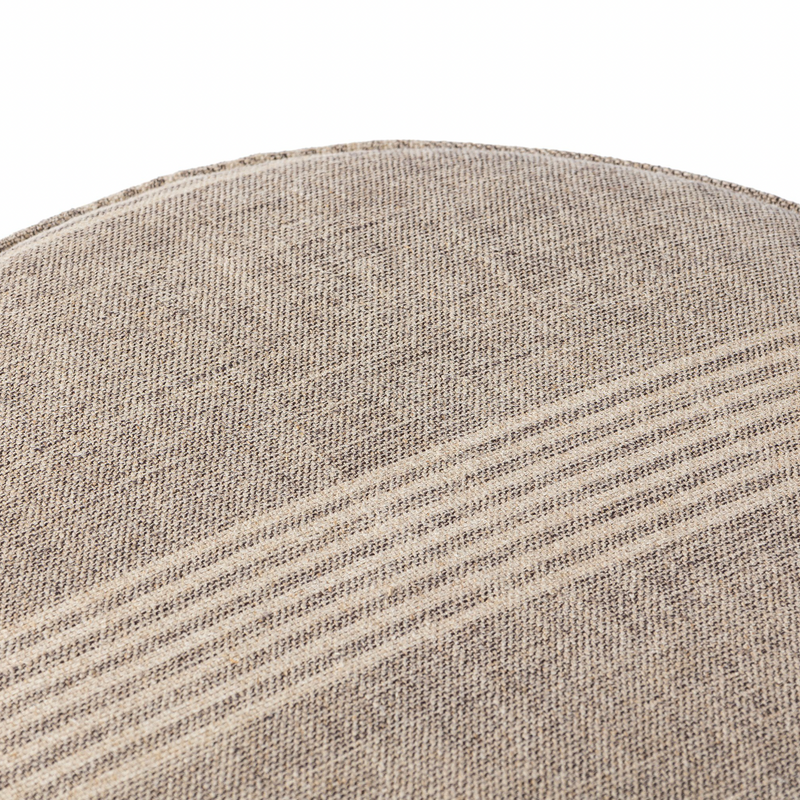 Sinclair Round Ottoman - Manchester Flint