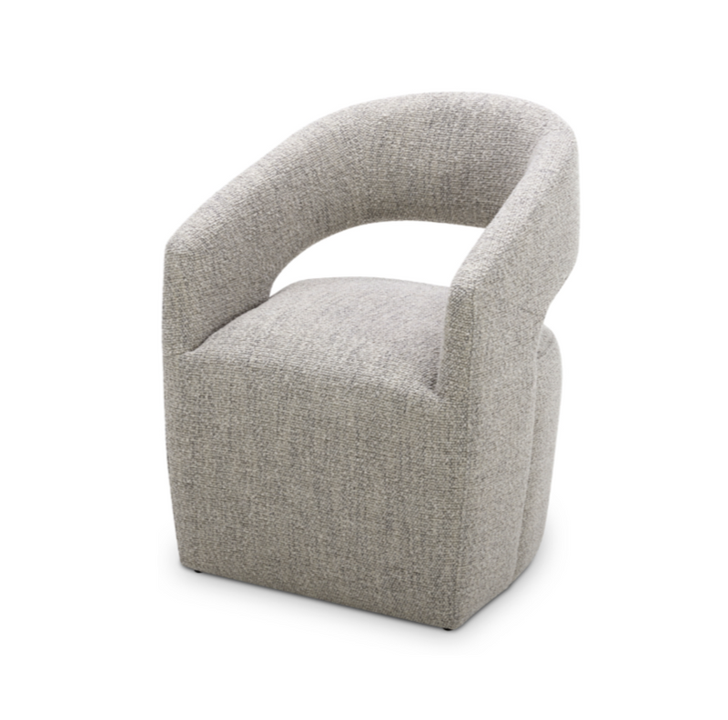 Alaska Rolling Dining Chair - Storm