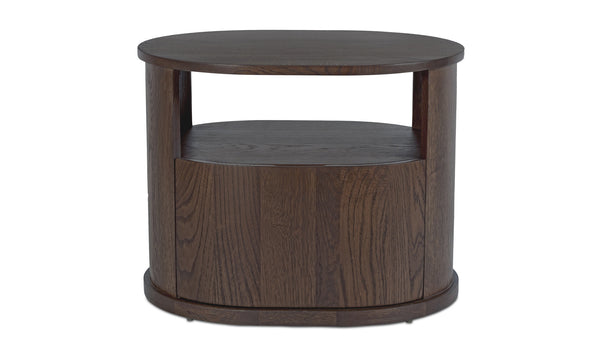 Rickie Nightstand Dark Brown