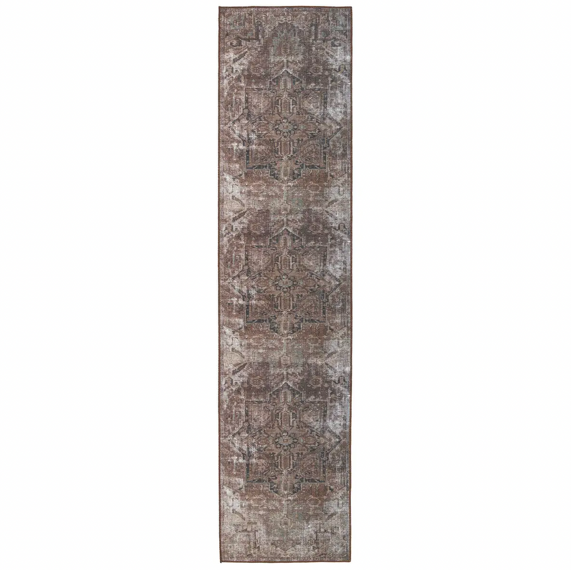 Harman Coffee and Trellis Area Rug