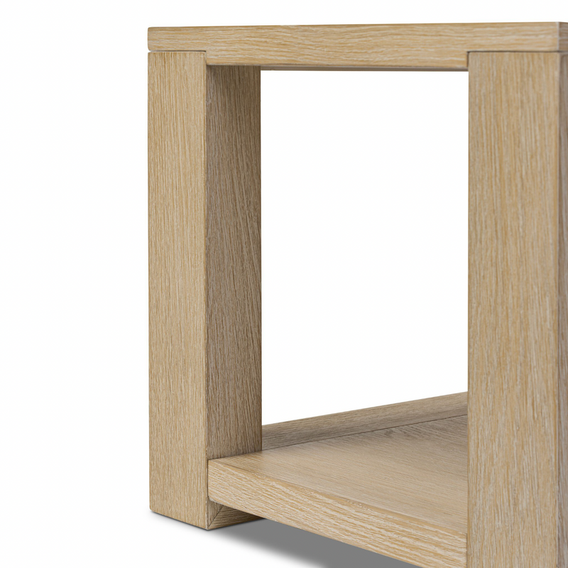 Thomas End Table - Bleached Oak