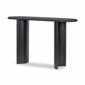 Paden Console Table - Aged Black Acacia