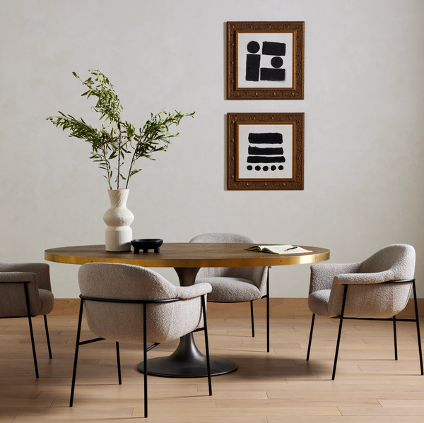 Evans 72" Oval Dining Table