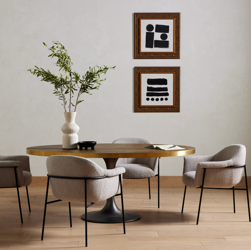 Evans 72" Oval Dining Table