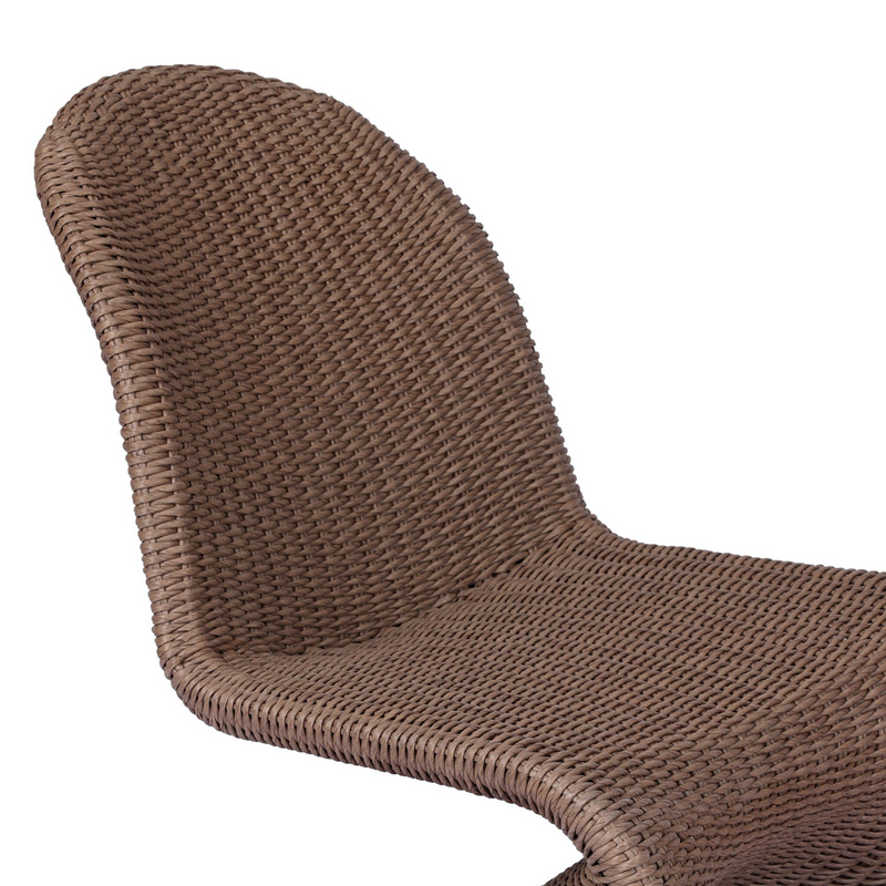 Portia Outdoor Dining Chair - Tanned Weave