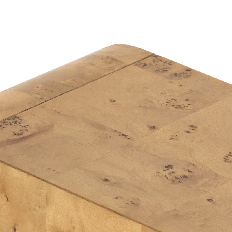 Jenson Console Table - Natural Poplar Burl