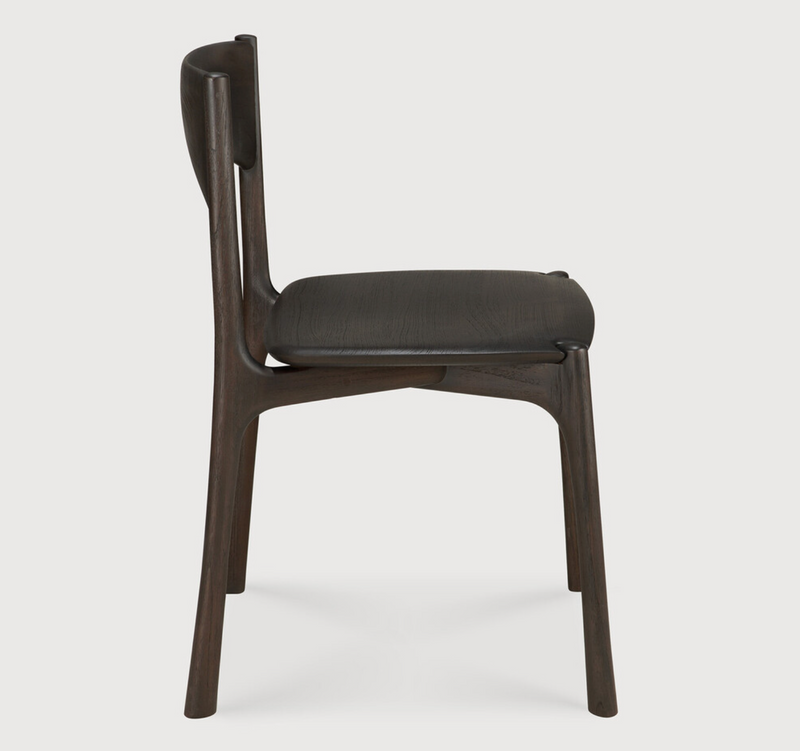 PI Dining Chair - Teak Dark Brown