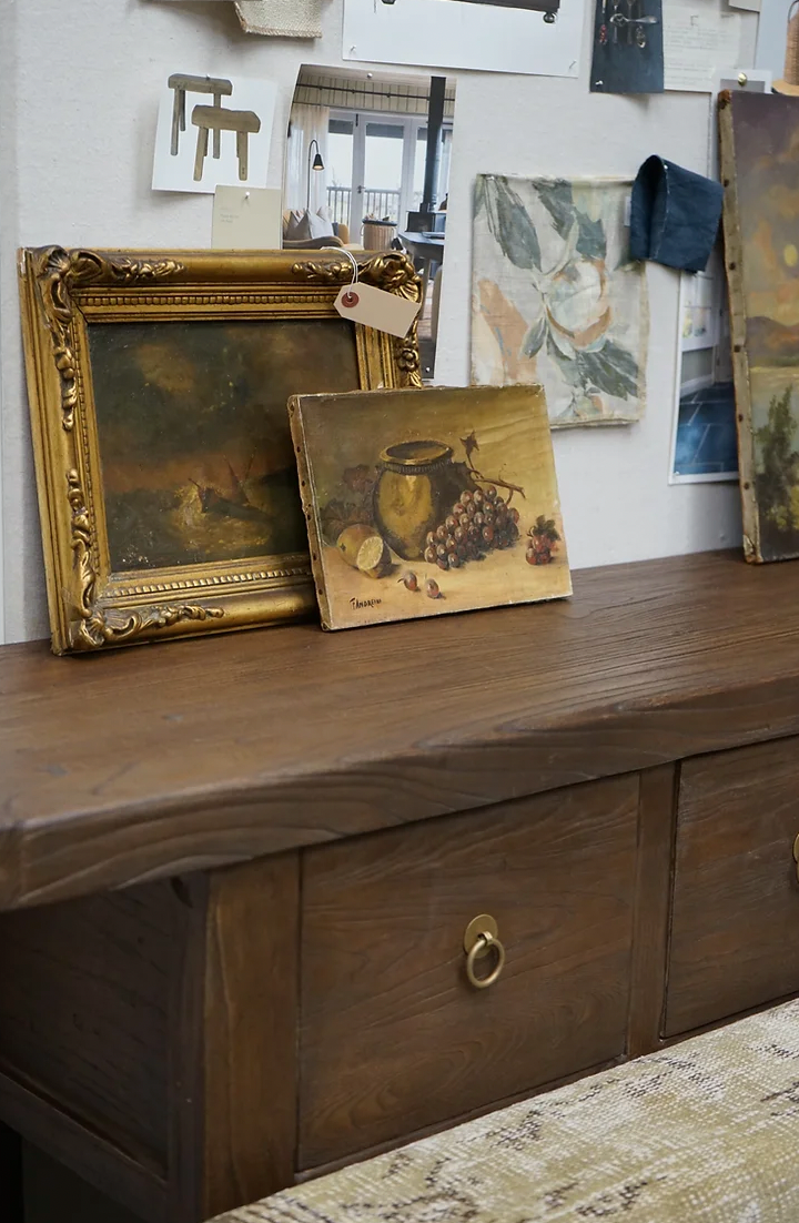 Millie Reclaimed Wood Console Table - Aged Brown