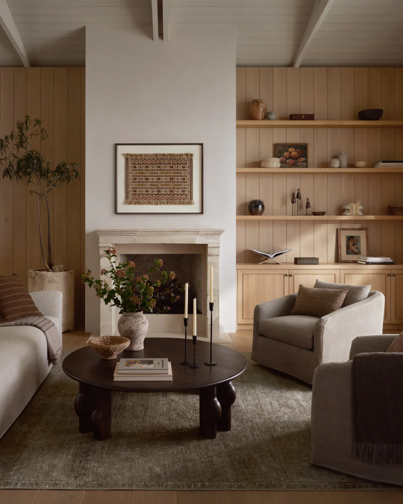 Amber Lewis × Loloi Cambria Ash and Bark Area Rug