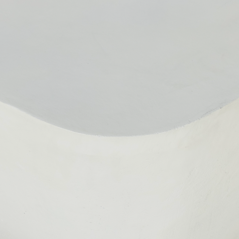 Basil Square Outdoor Coffee Table - Matte White