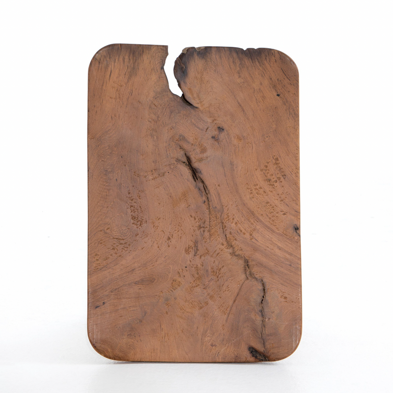 Zuri Outdoor Stool - Aged Natural Teak