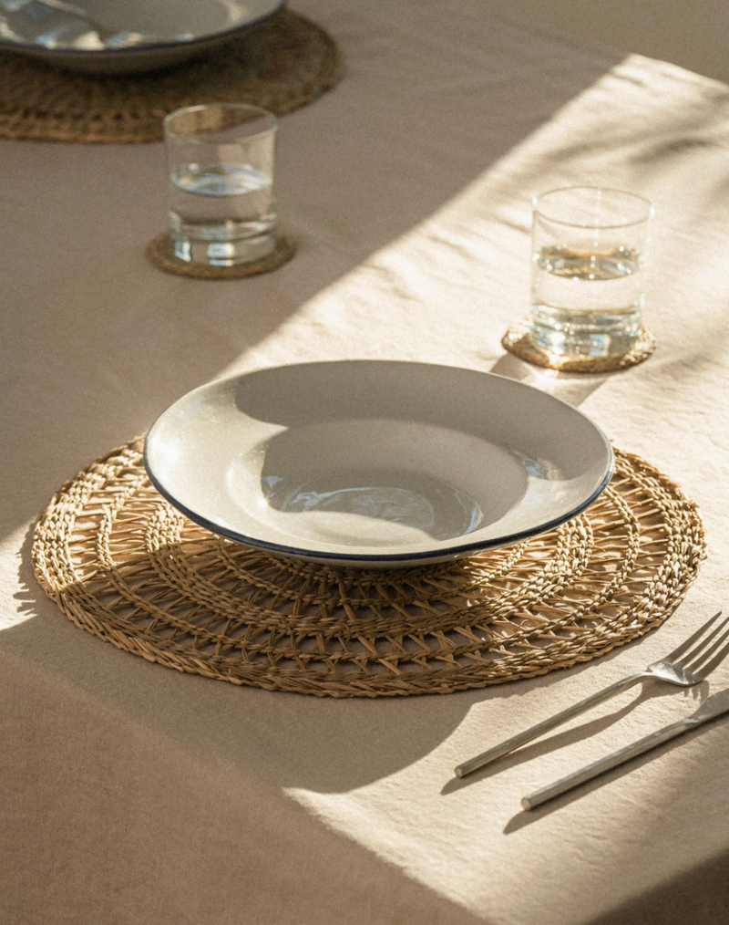 Raya Lattice Woven Seagrass 15" Placemat