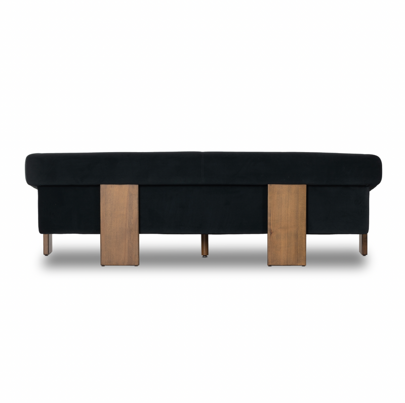 Cairo Sofa - Modern Velvet Smoke
