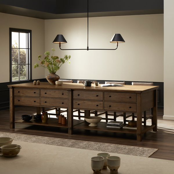Gardendale Kitchen Island - Tan Oak