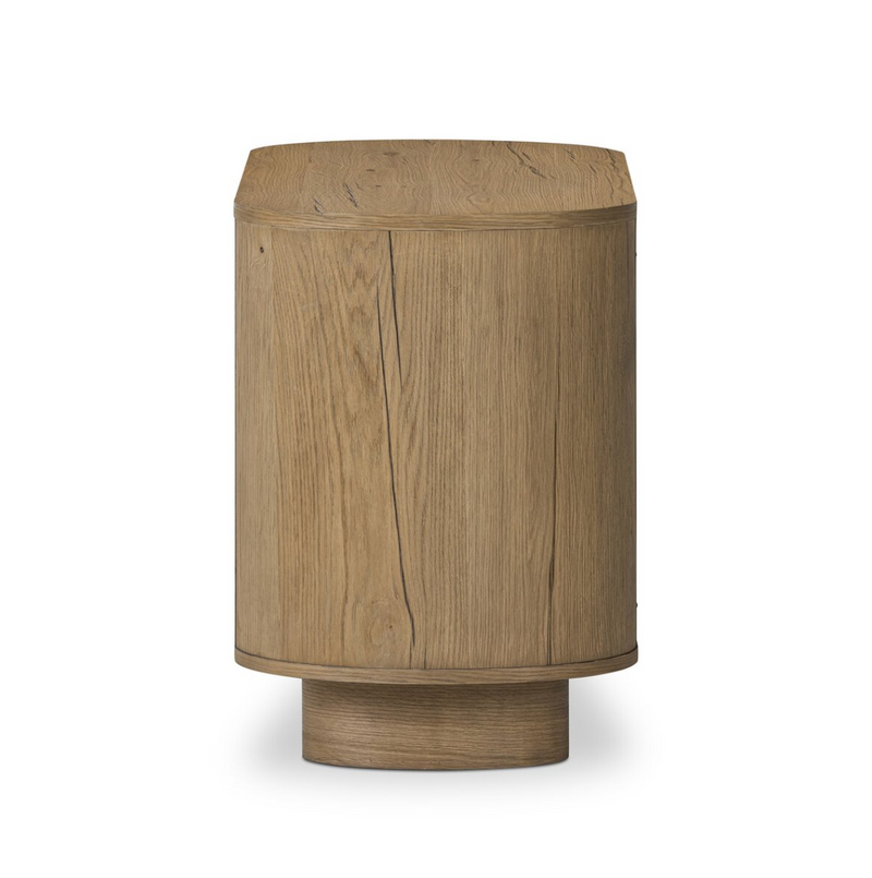 Paden Nightstand - Worn Oak Veneer