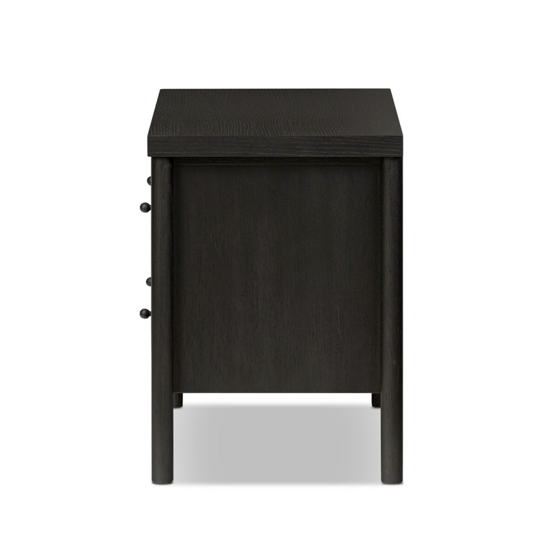 Roark Nightstand - Ebony Oak Veneer