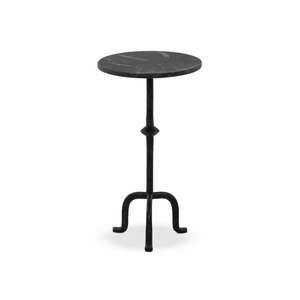 Jocelyn End Table - Black Marble
