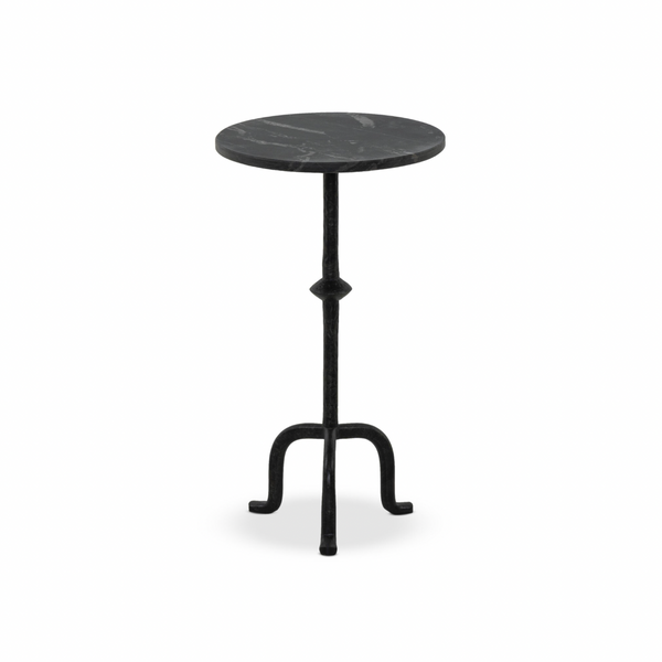Jocelyn End Table - Black Marble