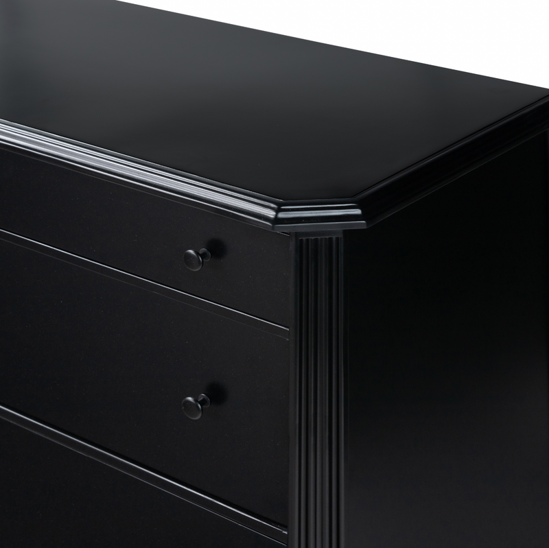 Lendon 6 Drawer Dresser - Black