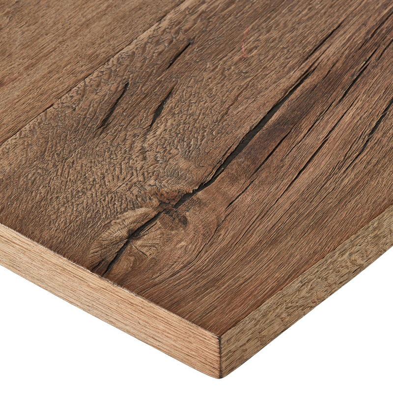 Brinton Square Coffee Table - Rustic Oak