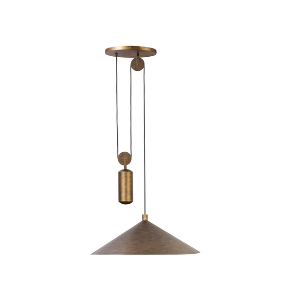 Emeric Pendant - Burnished Brass Aluminum