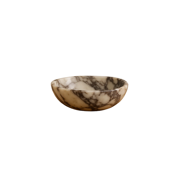Polished Calacatta Viola Marble Bowl