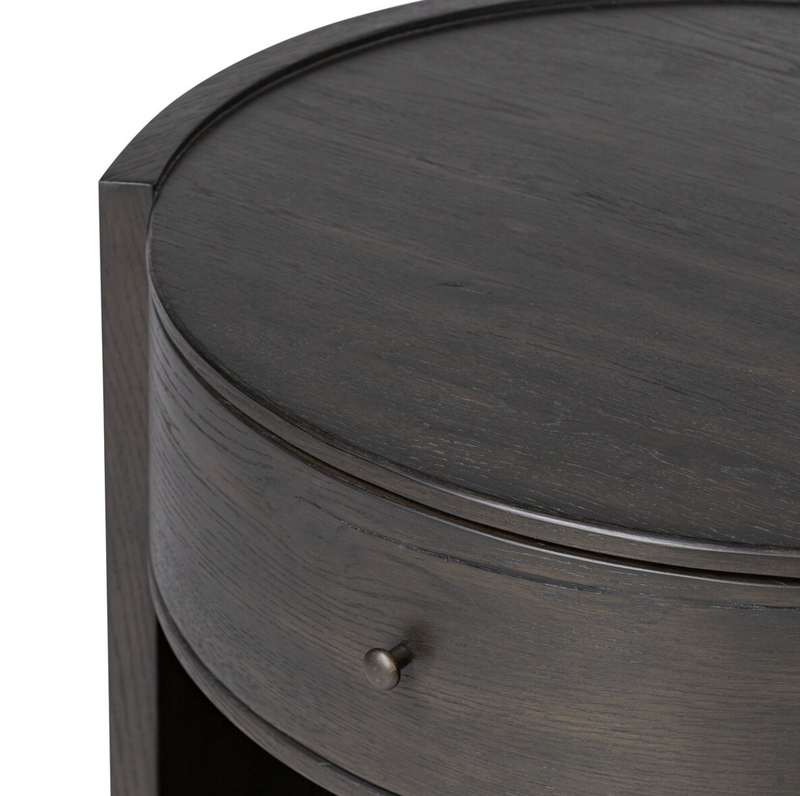 Bode Nightstand - Smoked Black Veneer